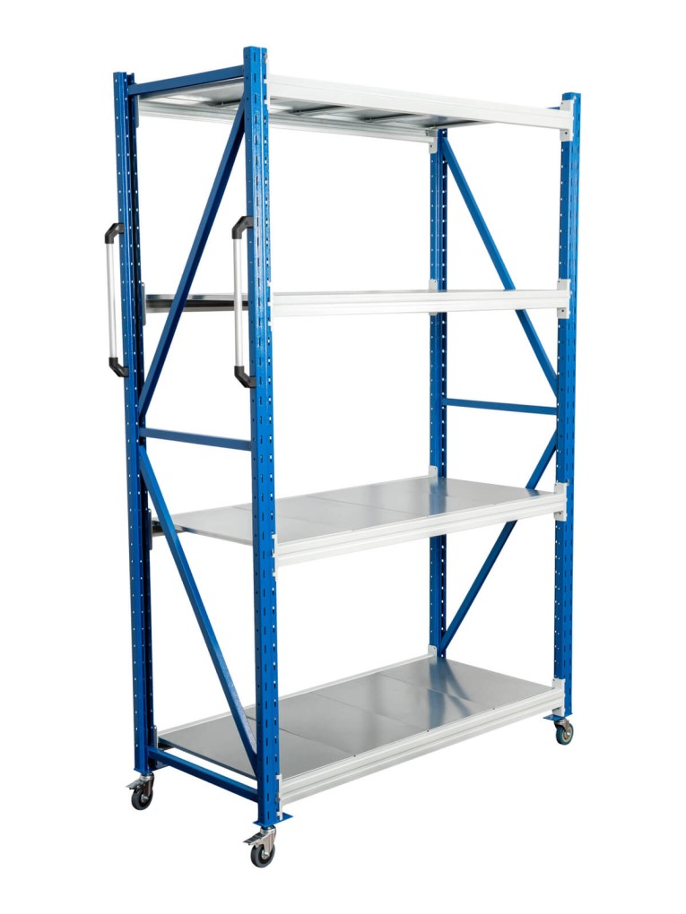 Стеллаж мобильный БиКом СТ-4 200x120x90 4 полки купить в Казани