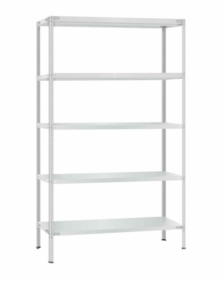 Стеллаж металлический Титан МС-500 2400х1200х300 5 полок купить в Казани Стеллаж металлический Титан МС-500 2400х1200х300 5 полок купить в Казани