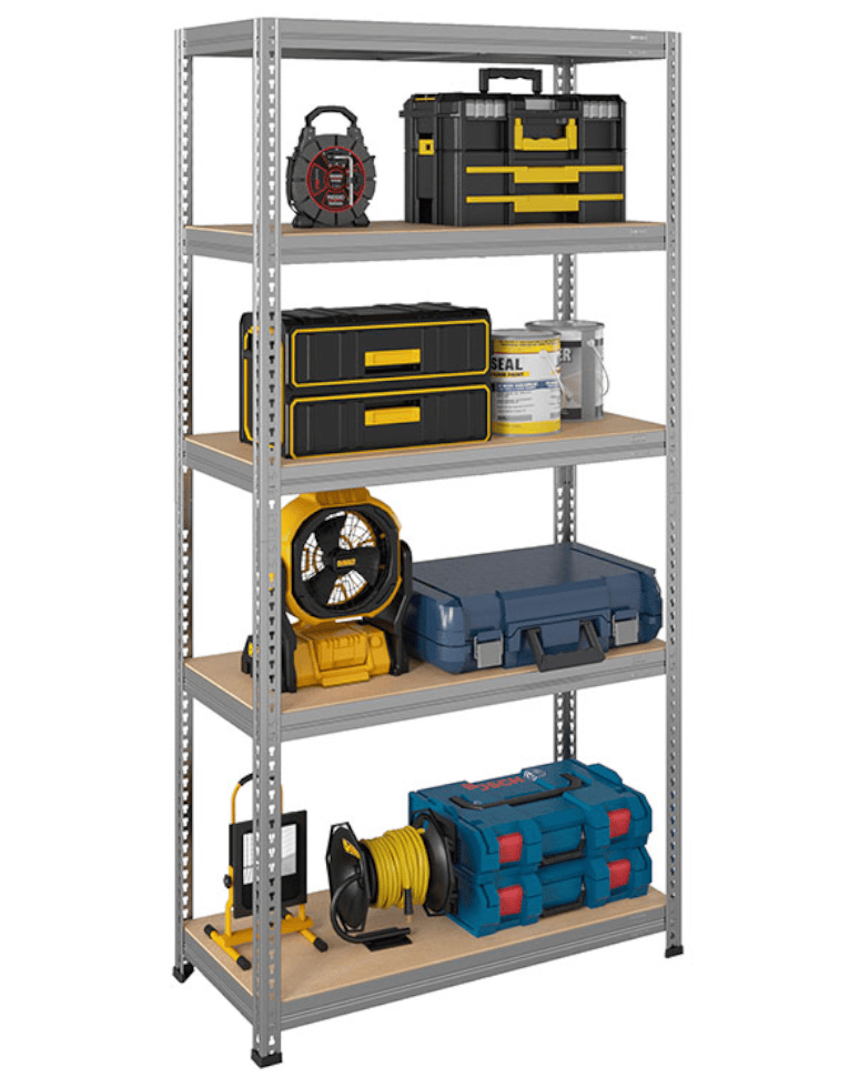 Стеллаж быстросборный ЛОФТ (SBL) 1800x900x450 5 полок (цинк) купить в Казани