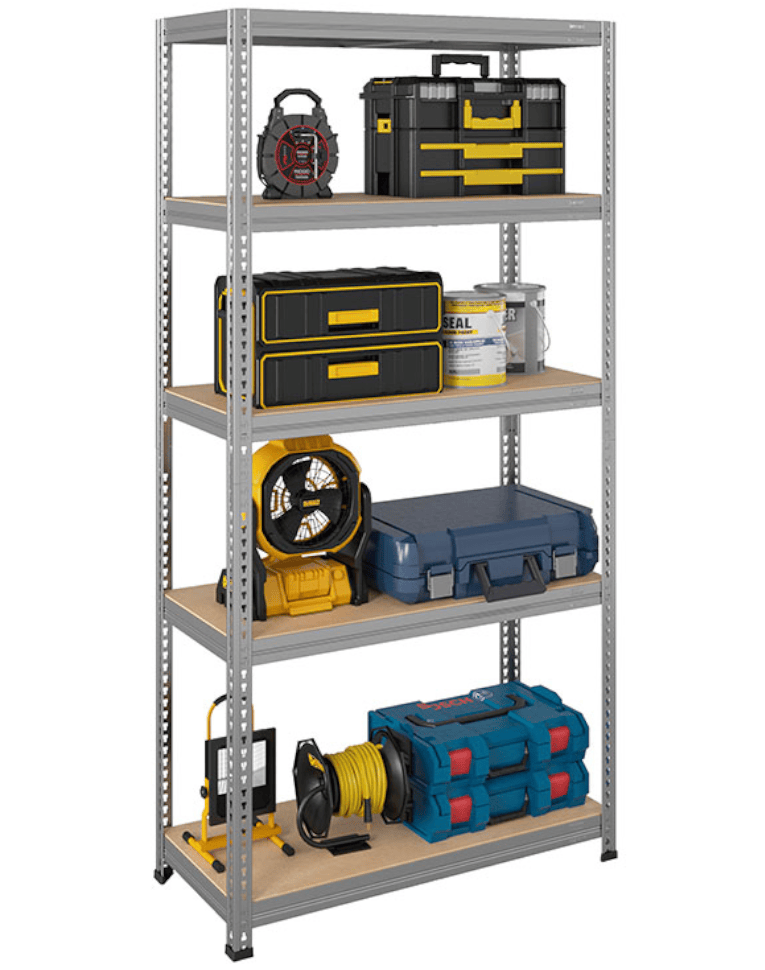 Стеллаж быстросборный ЛОФТ (SBL) 1800x1200x400 5 полок (цинк) купить в Казани