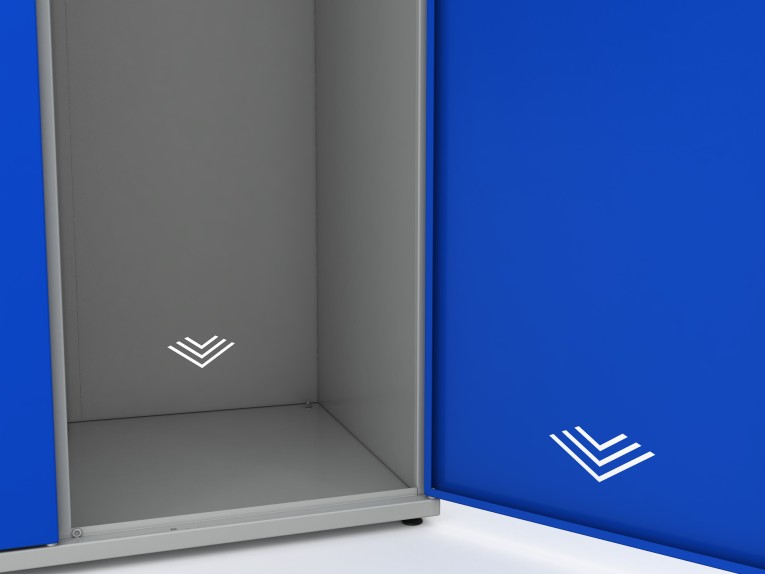 Шкаф гардеробный металлический COMFORT 1700/22 (600) купить в Казани Шкаф гардеробный металлический COMFORT 1700/22 (600) купить в Казани