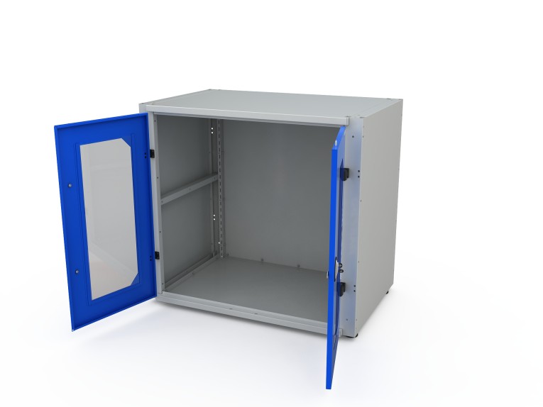 Корпус шкафа для инструментов MODUL 1/2 XL с дверями со смотровыми окнами купить в Казани