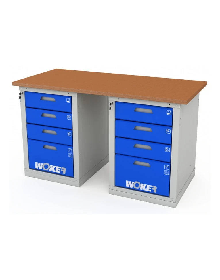 Верстак двухтумбовый WOKER PRO 2404.1500 купить в Казани