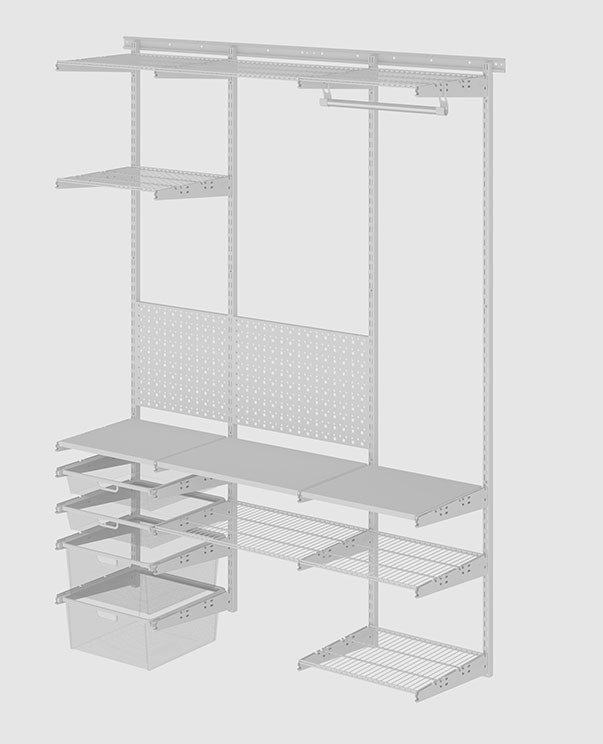 Гардеробная система Практик Home Дача 1 купить в Казани