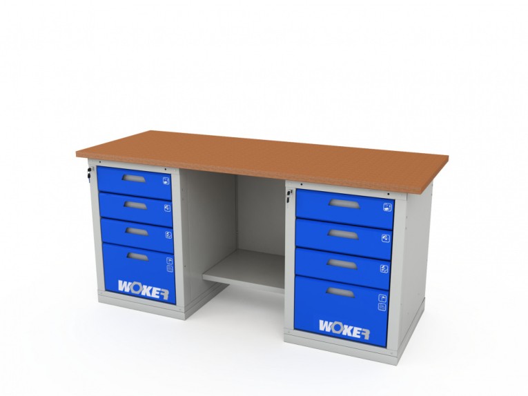 Верстак двухтумбовый WOKER PRO 2404.1800 купить в Казани