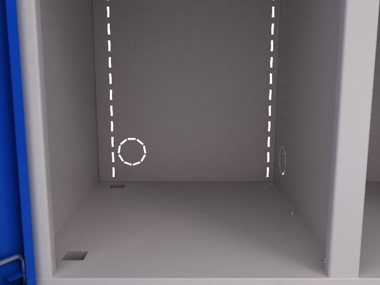 Шкаф инструментальный ERGO 181/2 №3 купить в Казани