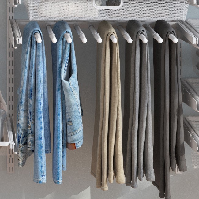 Брючница выдвижная GT-45 белая купить в Казани