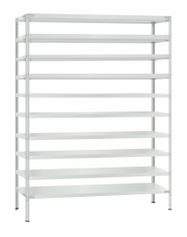 Стеллаж металлический Титан МС-500 3000х1500х600 10 полок Стеллаж металлический Титан МС-500 3000х1500х600 10 полок