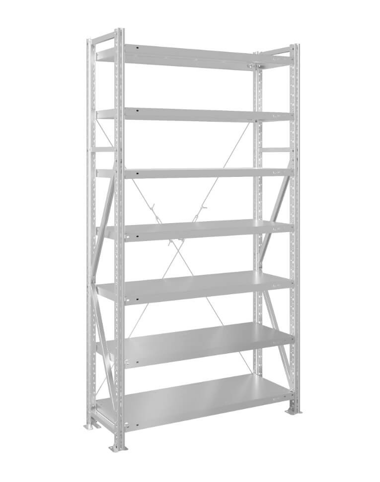 Стеллаж MS U 2000x1000x600 7 полок (300 кг, металл) купить в Казани