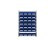 Стеллаж для пластиковых лотков SORTEX двухсторонний 1500x1000x800.03 купить в Казани