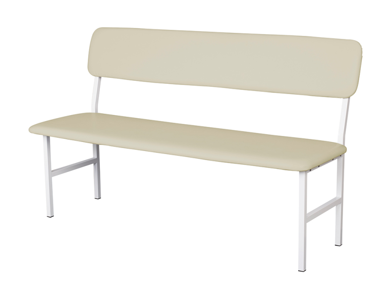 Банкетка медицинская со спинкой МД БС (слоновая кость) купить в Казани