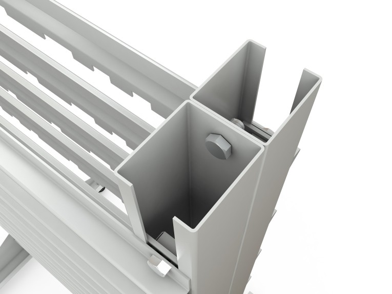 Стеллаж для пластиковых лотков SORTEX двухсторонний 1500x1000x800.04 купить в Казани