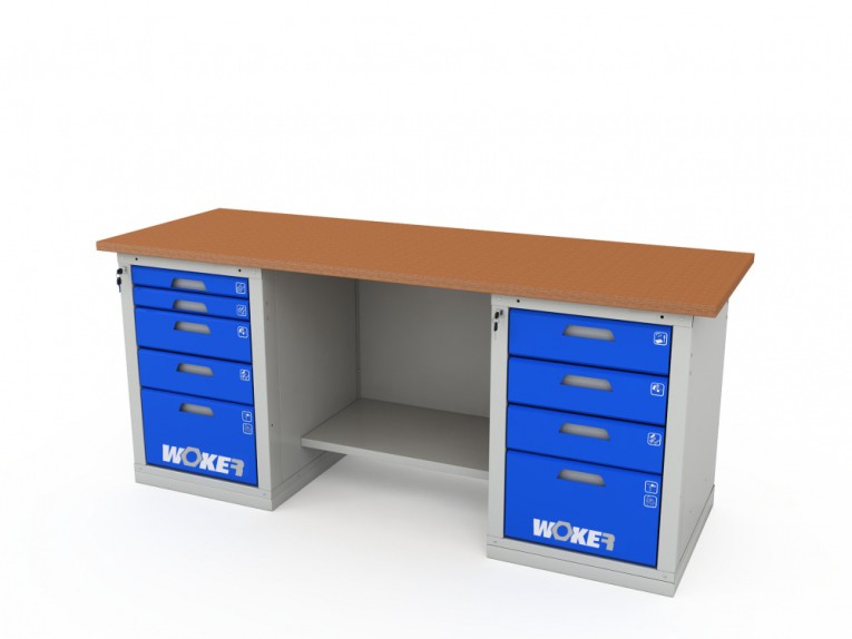 Верстак двухтумбовый WOKER PRO 2504.2000 купить в Казани