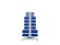 Стеллаж для пластиковых лотков SORTEX двухсторонний 1500x1000x800.06 купить в Казани