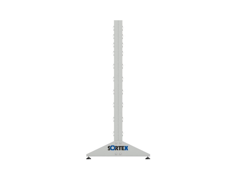 Стеллаж для пластиковых лотков SORTEX двухсторонний 1800x1000x800.03 купить в Казани