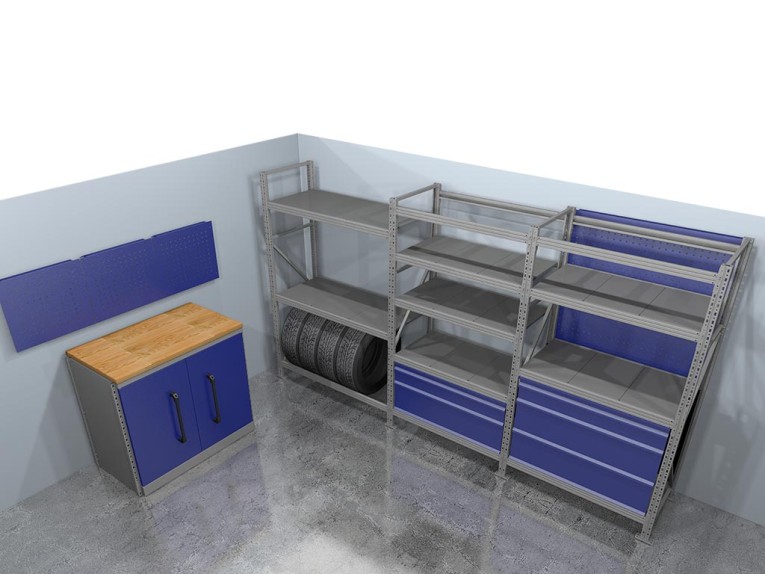 Стеллажная система хранения №1 Гараж купить в Казани Стеллажная система хранения №1 Гараж купить в Казани