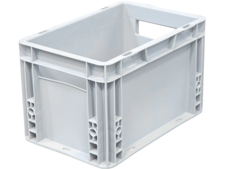 Ящик 300х200х170 сплошной, гладкое дно, цв. серый купить в Казани