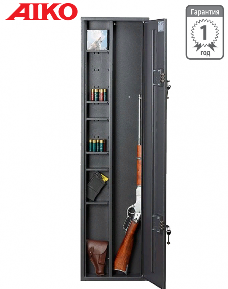 Узкий сейф для оружия Aiko Чирок 1409 (глубина 9 см) купить в Казани Узкий сейф для оружия Aiko Чирок 1409 (глубина 9 см) купить в Казани