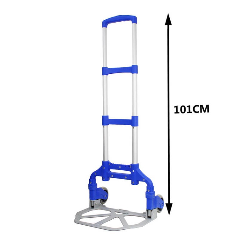 Тележка грузовая двухколесная складная PT-70 г/п 70 кг, колеса полиуретан 100 мм купить в Казани