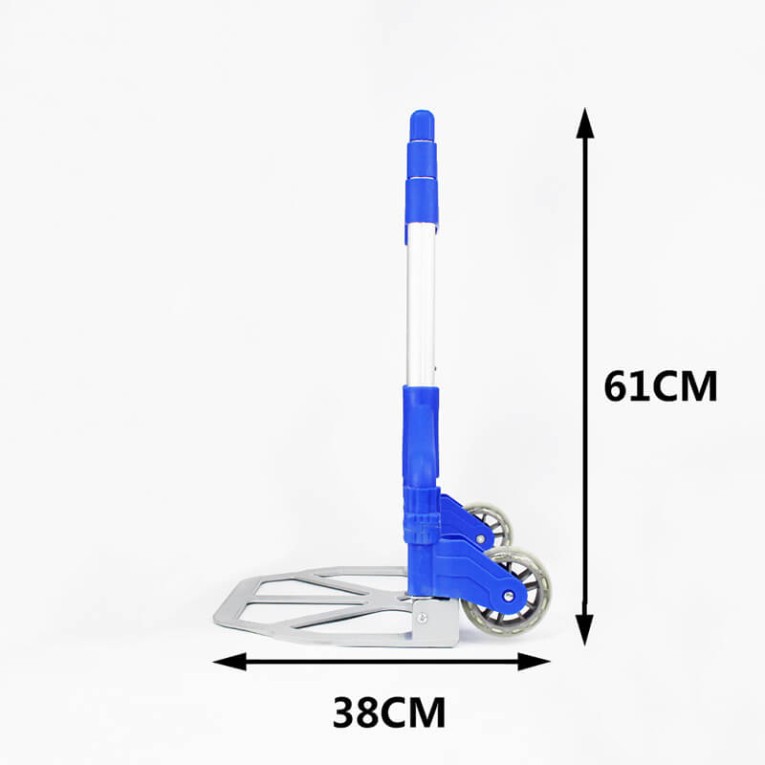 Тележка грузовая двухколесная складная PT-70 г/п 70 кг, колеса полиуретан 100 мм купить в Казани