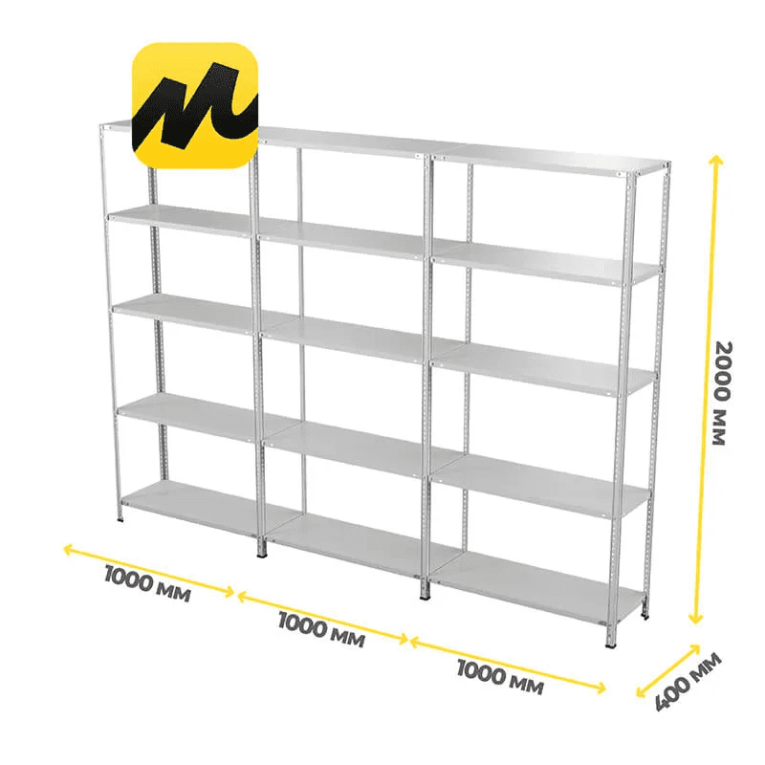 Стеллаж ПВЗ Яндекс Маркет 2000х3000х400 5 полок купить в Казани Стеллаж ПВЗ Яндекс Маркет 2000х3000х400 5 полок купить в Казани