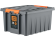 Контейнер особопрочный Rox Box PRO 36 (500х390х250 мм с крышкой и клипсами, антрацит) купить в Казани