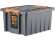 Контейнер особопрочный Rox Box PRO 36 (500х390х250 мм с крышкой и клипсами, антрацит) купить в Казани