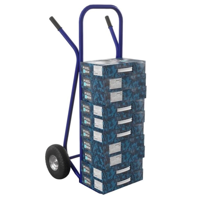 Тележка грузовая двухколесная НТТ 1839, г/п 250 кг, колеса литые 250 мм купить в Казани