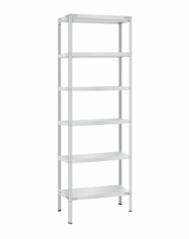 Стеллаж металлический Титан МС-500 2400х700х300 6 полок Стеллаж металлический Титан МС-500 2400х700х300 6 полок