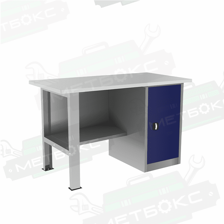 Однотумбовый слесарный верстак ВП-2/1,2 купить в Казани Однотумбовый слесарный верстак ВП-2/1,2 купить в Казани