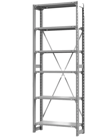 Стеллаж ТСУ 3500x700x300 6 полок (300 кг, металл)
