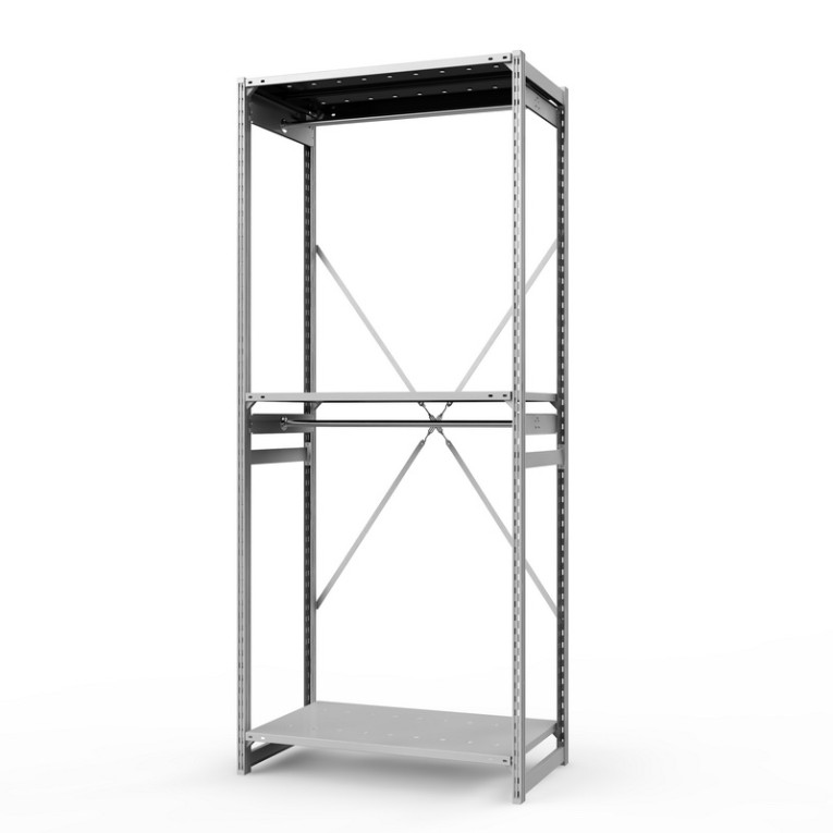Стеллаж металлический ТСУ Универсал, 2500х1060х500 мм.Штанги: 2шт. Полки: металл усил. перф. 3 шт. купить в Казани