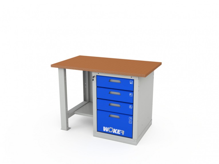 Верстак однотумбовый WOKER PRO 1004.1200 купить в Казани