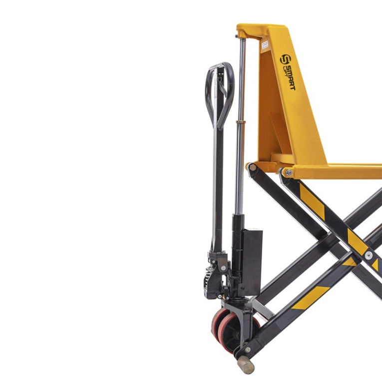 Гидравлическая тележка (рохля) SD-HL (HLT15, г/п 1500 кг, вилы 1150x550 мм, высокоподъемная 800 мм) SMARTLIFT (SMART) купить в Казани