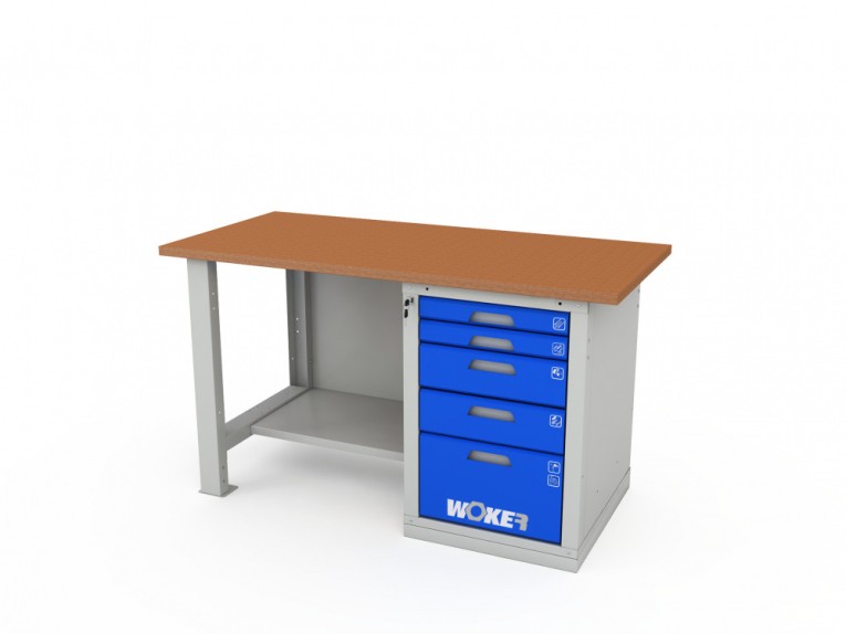 Верстак однотумбовый WOKER PRO 1005.1500 купить в Казани