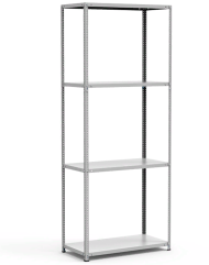 Стеллаж металлический Титан МС-500 1800х1000х400 4 полки Стеллаж металлический Титан МС-500 1800х1000х400 4 полки