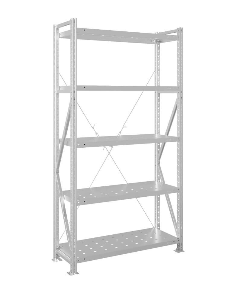 Стеллаж MS U 2000x1500x600 5 полок (200 кг, перф) купить в Казани