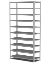 Стеллаж MS Strong 1600х1000х600 10 полок Стеллаж MS Strong 1600х1000х600 10 полок