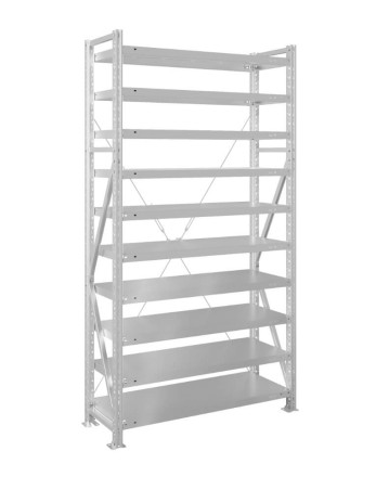 Стеллаж MS U 2500x700x800 10 полок (200 кг, металл)